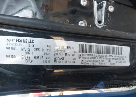 2019 Jeep Cherokee Limited Fwd из США, поврежденный, VIN 1C4PJLDB8KD346415